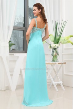 A-Line Asymmetrical Spaghetti Straps Chiffon Prom/Formal Evening Dresses 02020001