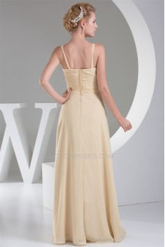 A-Line Sleeveless Floor-Length Ruffles V-Neck Prom/Formal Evening Dresses 02020036