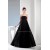 Empire Strapless Chiffon Long Black Prom/Formal Evening Dresses Maternity Evening Dresses 02020042