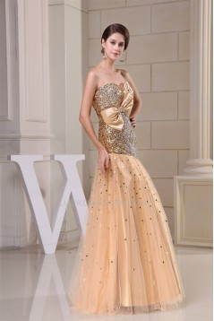 Beading Sleeveless Floor-Length Sweetheart Sequins Long Prom/Formal Evening Dresses 02020094
