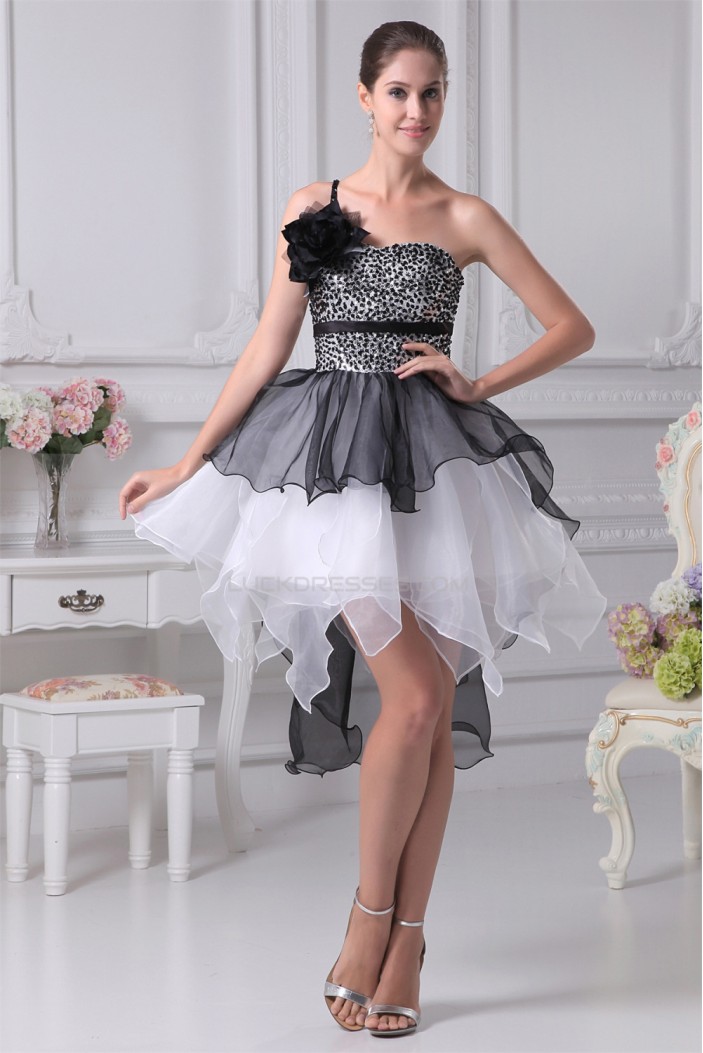A-Line Sleeveless Short Beaded Prom/Formal Evening Dresses 02021028