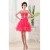 Beading A-Line Sleeveless Short/Mini Satin Organza Prom/Formal Evening Dresses 02021042