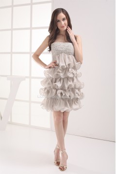 Beading Short/Mini Sheath/Column Sleeveless Prom/Formal Evening Dresses 02021050