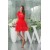 A-Line Ruffles Silk like Satin Fine Netting Prom/Formal Evening Bridesmaid Dresses 02021115