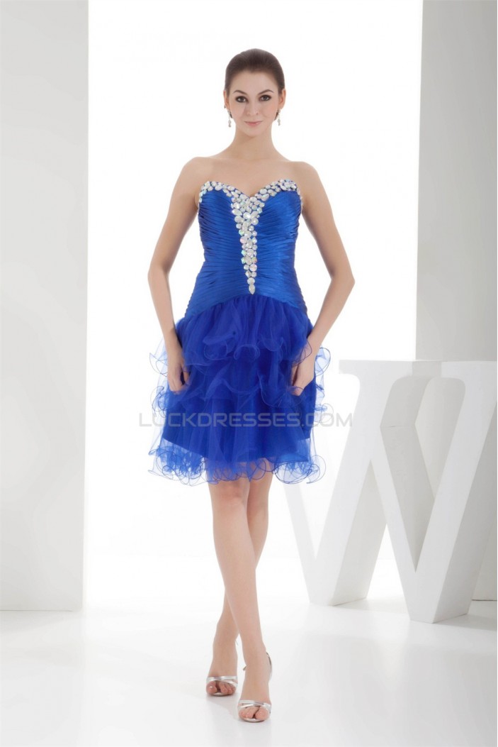 Silk like Satin Fine Netting Sweetheart Prom/Formal Evening Dresses 02021195