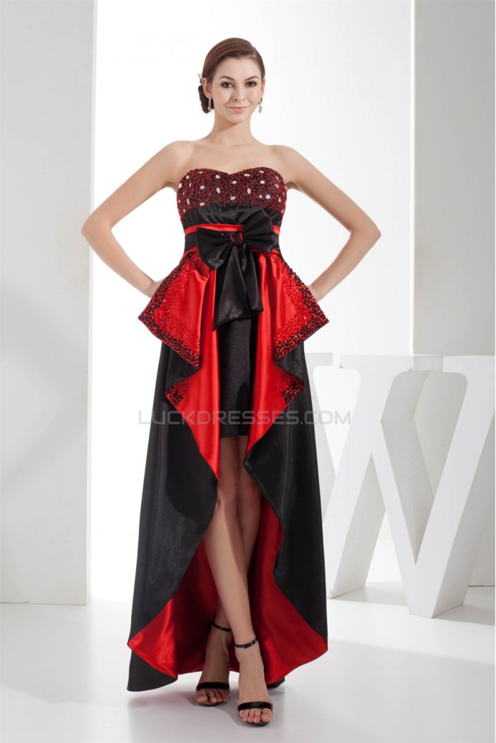 Sleeveless Beading Sweetheart Asymmetrical Prom/Formal Evening Dresses 02021207