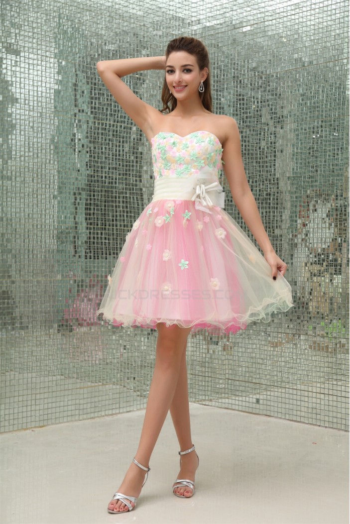 Sleeveless Short/Mini Sweetheart A-Line Prom/Formal Evening Dresses 02021228