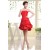 Taffeta A-Line Short/Mini Handmade Flowers Prom/Formal Evening Dresses 02021267