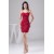 Chiffon Spaghetti Straps Short Red Prom/Formal Evening Dresses 02021316
