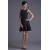 Bateau Beading Short/Mini Sleeveless Chiffon Little Black Dresses 02021450