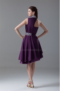 One-Shoulder Elastic Woven Satin Sleeveless Prom/Formal Evening Dresses 02021476