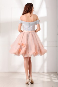 Short/Mini Off-the-Shoulder Princess Sleeveless Prom/Formal Evening Cocktail Homecoming Dresses 02021507