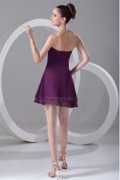 Short/Mini Ruffles A-Line V-Neck Sleeveless Prom/Formal Evening Dresses 02021508