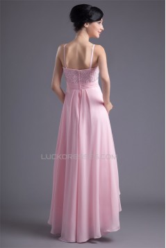 Sleeveless A-Line Chiffon Silk like Satin Prom/Formal Evening Dresses 02021519