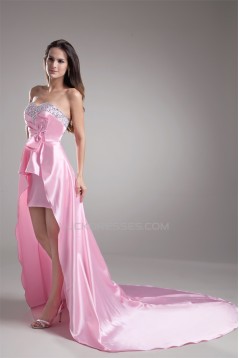 Sleeveless Asymmetrical Beading Sheath/Column Prom/Formal Evening Dresses 02021520
