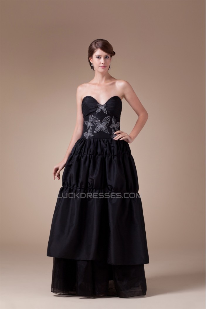 Floor-Length Sweetheart A-Line Sleeveless Prom/Formal Evening Dresses 02020199