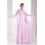 Sheath/Column Floor-Length Long Pink Chiffon Prom/Formal Evening Dresses 02020294
