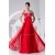 Empire Floor-Length Straps Beading Long Red Prom Evening Formal Maternity Dresses 02020296
