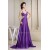 A-Line Straps Beaded Long Purple Prom/Formal Evening Dresses 02020328