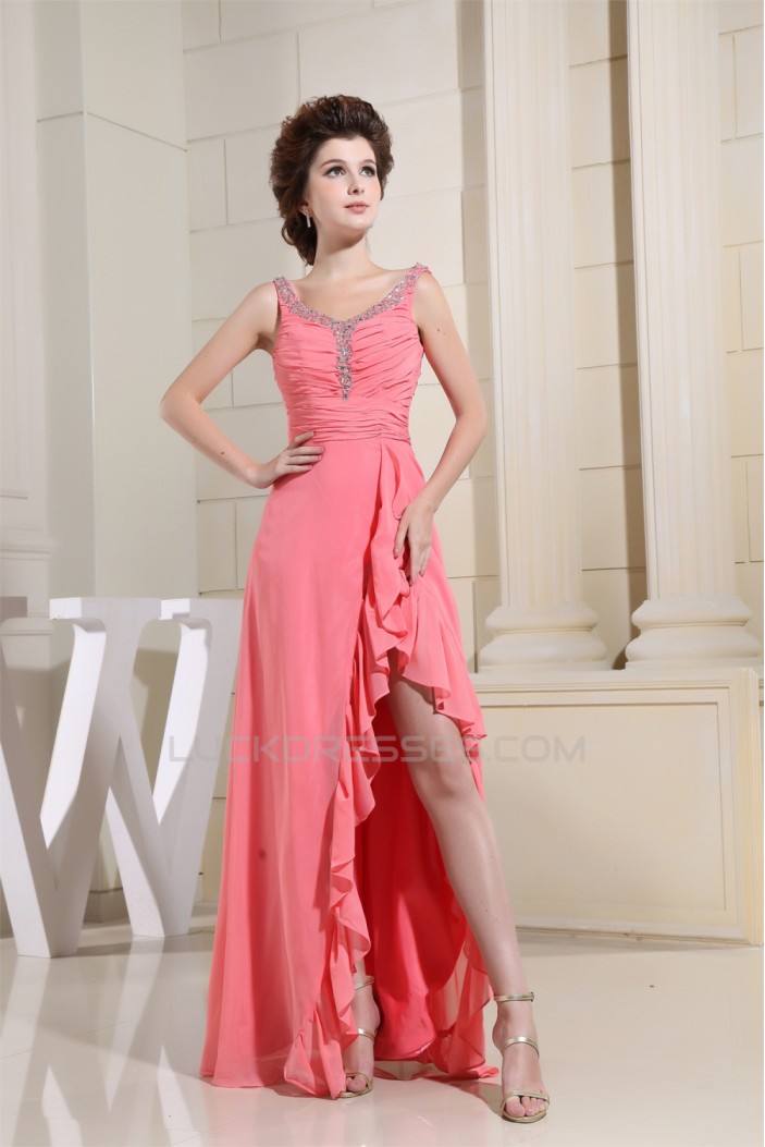 Sleeveless Beading Chiffon Long Prom/Formal Evening Dresses 02020331