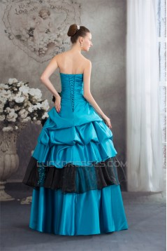 Ball Gown Beading Floor-Length Prom/Formal Evening Dresses 02020333