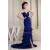 Long Blue Sweetheart Ruffles Chiffon Prom/Formal Evening Dresses 02020389