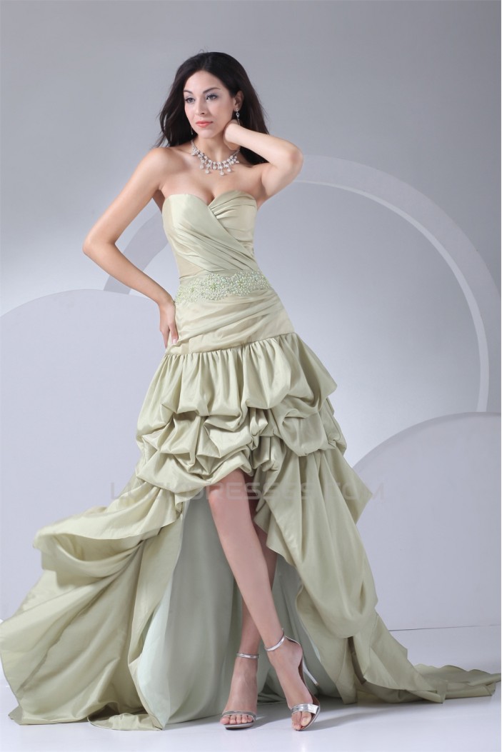 A-Line Sweetheart Taffeta Sleeveless Beading Prom/Formal Evening Dresses 02020441