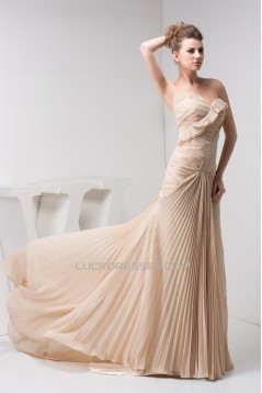 A-Line Sweetheart Chiffon Sleeveless Prom/Formal Evening Dresses 02020507