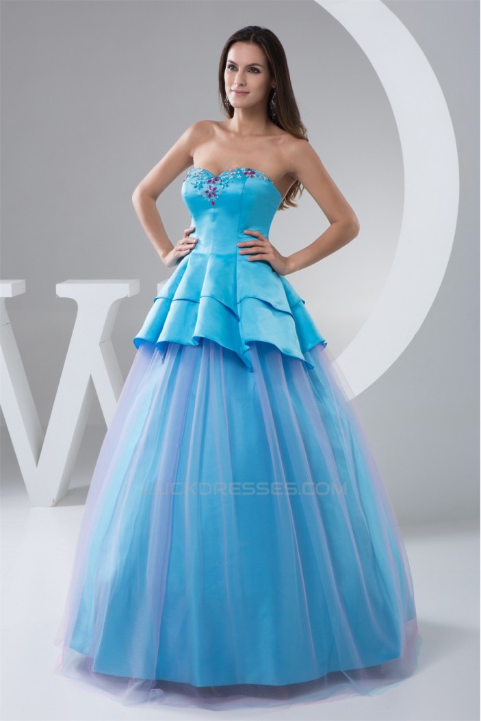 Ruched Soft Sweetheart A-Line Floor-Length Prom/Formal Evening Dresses 02020541