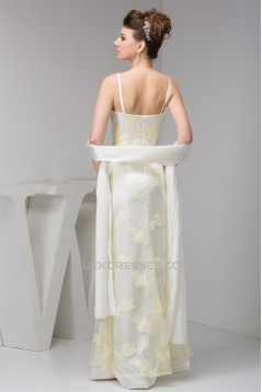 Sheath/Column Beading Floor-Length Silk like Satin Fine Netting Prom/Formal Evening Dresses 02020555