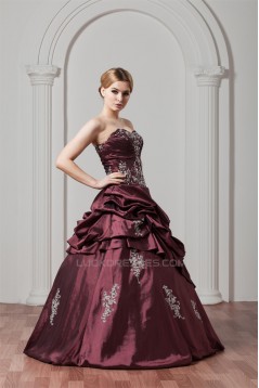 Sweetheart Ball Gown Beading Floor-Length Prom/Formal Evening Dresses 02020596