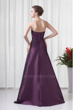 A-Line Sleeveless Sweetheart Taffeta Floor-Length Prom/Formal Evening Dresses 02020631