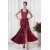 Ankle-Length Elastic Woven Satin Straps Prom/Formal Evening Dresses 02020643