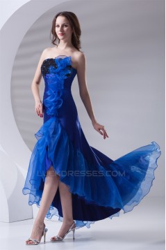 Asymmetrical A-Line Strapless Sleeveless Prom/Formal Evening Dresses 02020646