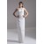 Bateau Sheath/Column Chiffon Prom/Formal Evening Dresses 02020653