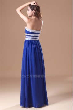 Beading Chiffon Silk like Satin Floor-Length Prom/Formal Evening Dresses 02020656