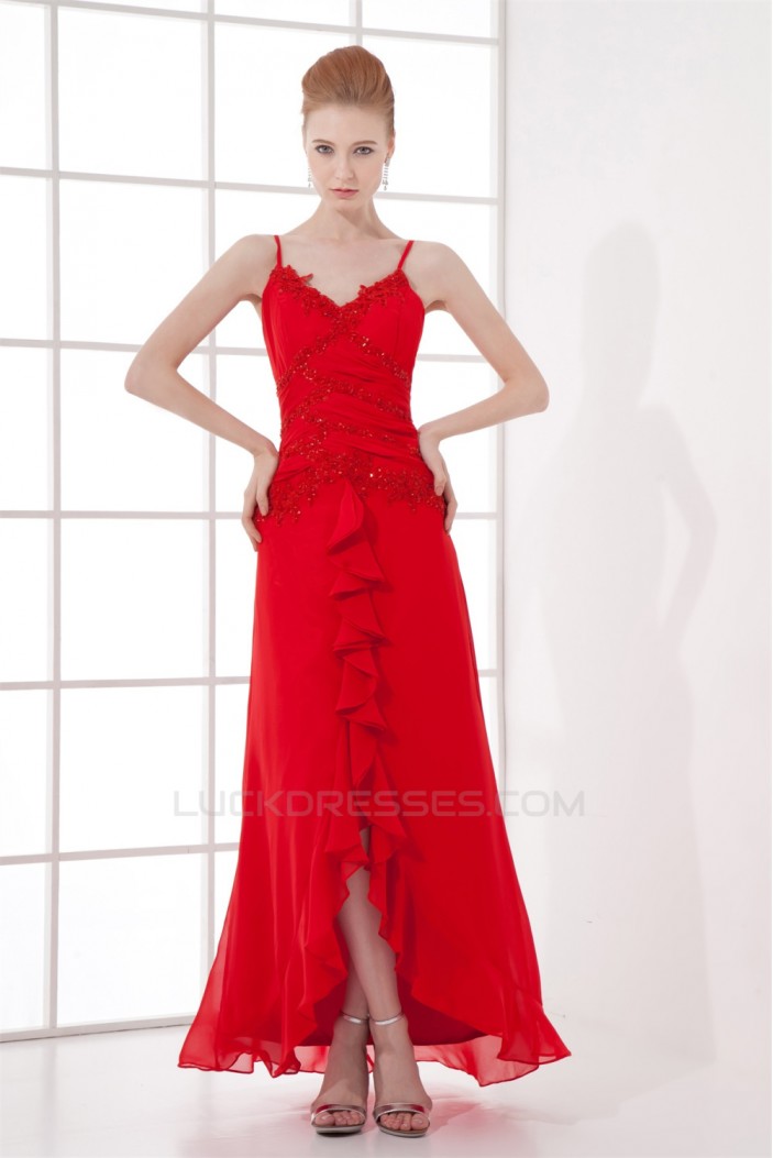 Cascading Ruffles Asymmetrical A-Line Chiffon Prom/Formal Evening Dresses 02020693