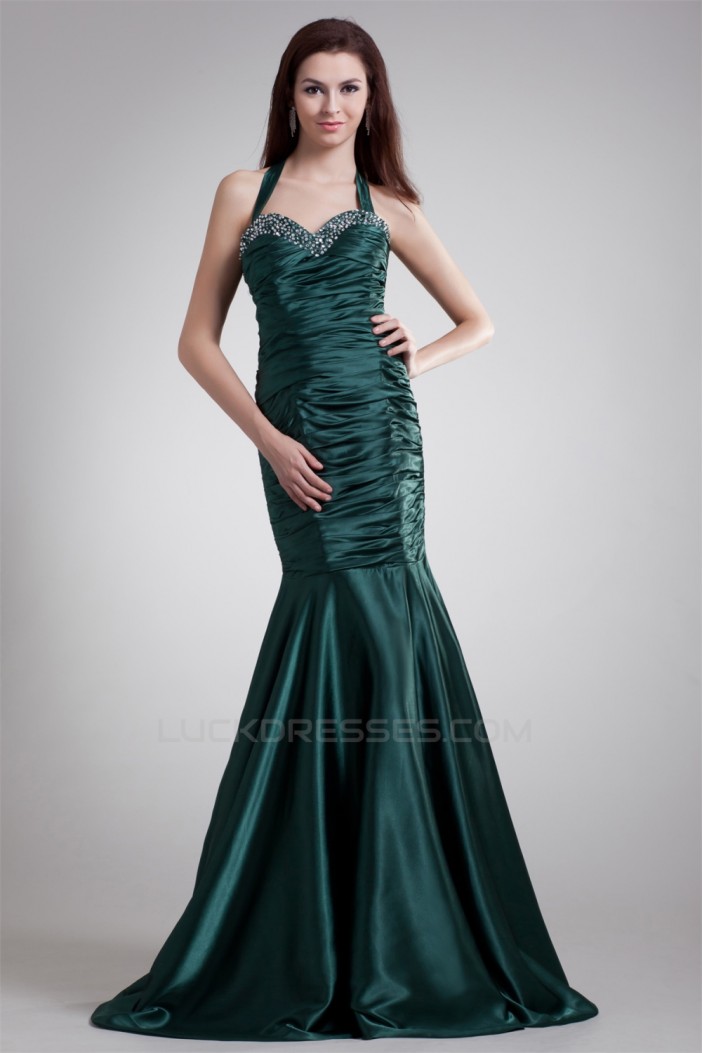 Elastic Woven Satin Sleeveless Floor-Length Prom/Formal Evening Dresses 02020725