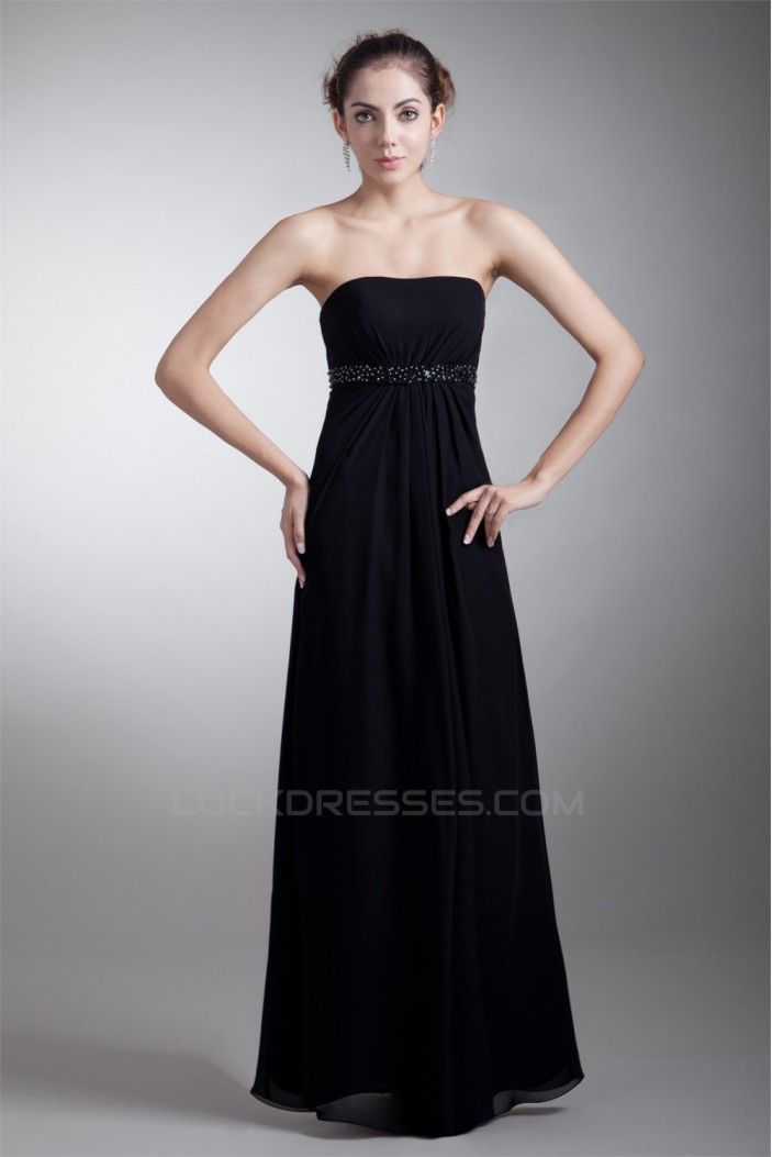 Floor-Length Beading Sleeveless Sheath/Column Prom/Formal Maternity Evening Dresses 02020733