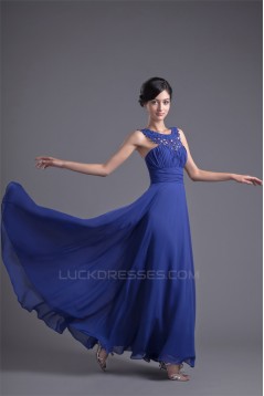 Floor-Length Chiffon Silk like Satin Sleeveless Prom/Formal Evening Dresses 02020740
