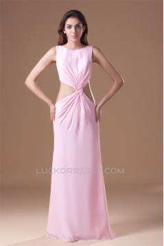 Floor-Length Criss Cross Chiffon Prom/Formal Evening Dresses 02020742