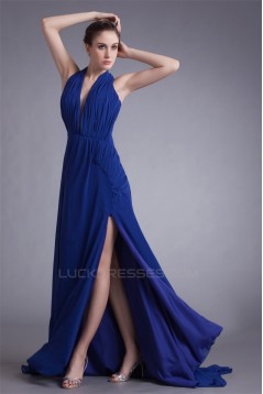 A-Line Halter Sleeveless Chiffon Prom/Formal Evening Dresses 02020767