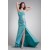 Puddle Train Chiffon Elastic Woven Satin Prom/Formal Evening Dresses 02020811