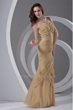 Sheath/Column Spaghetti Straps Floor-Length Prom/Formal Evening Dresses 02020844
