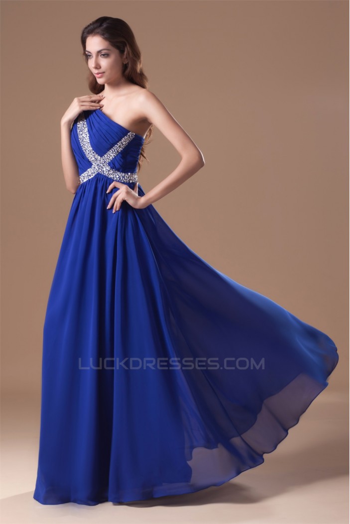 A-Line Floor-Length One-Shoulder Prom/Formal Evening Dresses 02020855
