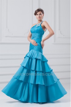 Sleeveless Sequins Taffeta One-Shoulder Prom/Formal Evening Dresses 02020897