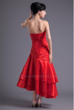 Strapless Asymmetrical Sleeveless Prom/Formal Evening Dresses 02020919