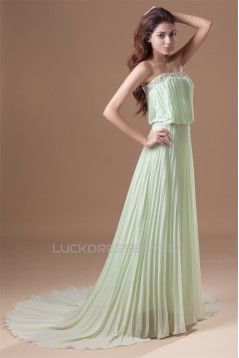 A-Line Strapless Chiffon Prom/Formal Evening Dresses 02020921