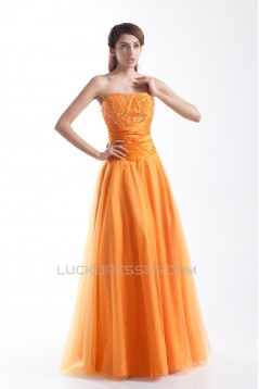 A-Line Strapless Sleeveless Floor-Length Prom/Formal Evening Dresses 02020927