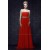 A-Line Strapless Long Chiffon Prom Evening Party Dresses 02020980